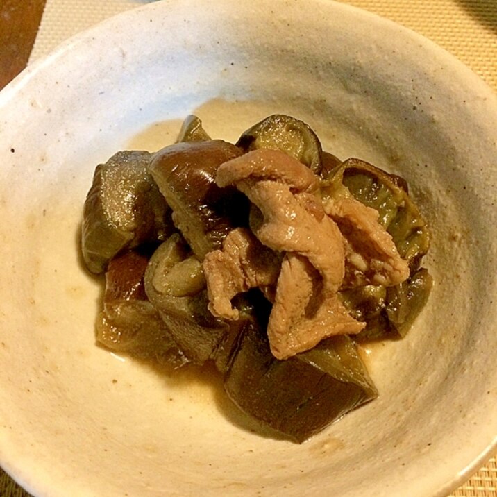 茄子と豚肉の味噌炒め